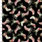 Fabric 3 Wishes Black Cozy Stockings Whimsy Winter Woodland by the Quarter Yard 23777-BLK